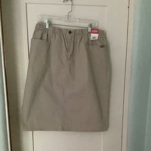 Chic Collection Stretch Denim Skirt, Size 18
